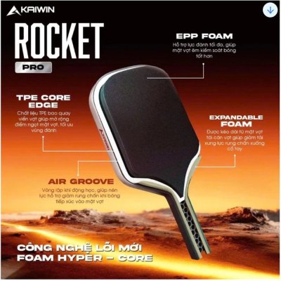 Vợt Pickleball Kaiwin Rocket Pro - ảnh 3